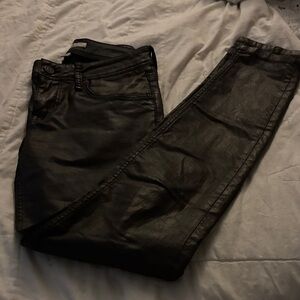 Burberry leather Skinny Jeans size 25 made in Turkia